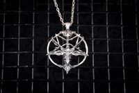 Kette Pentagramm Bock Modeschmuck gothic Hexe Witch Satan Hessen - Altenstadt Vorschau