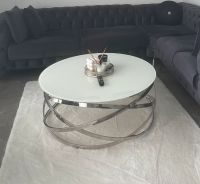 Couch Tisch hochglanz weiß/ silber Köln - Rodenkirchen Vorschau