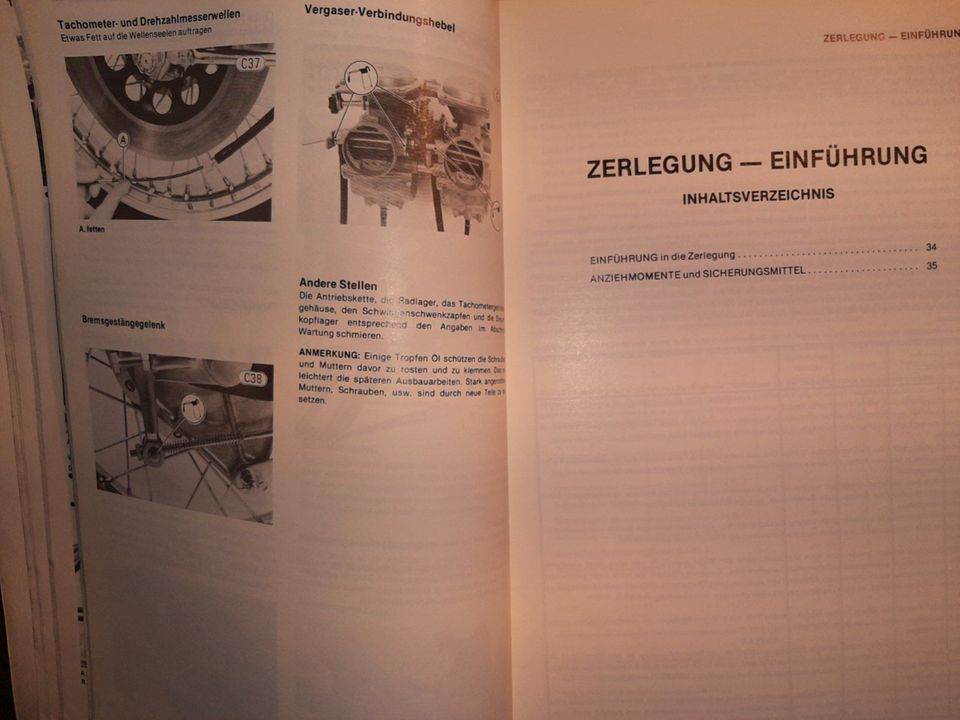 Kawasaki Z 400 B Twin Werkstatthandbuch orig.! deutsch 242 Seiten in Karben
