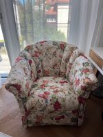 Schöner Sessel in Blumenmuster Sendling - Obersendling Vorschau