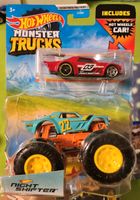 Hot-wheels Monster-Trucks Night Shifter mit Auto 1:64 Baden-Württemberg - Plüderhausen Vorschau