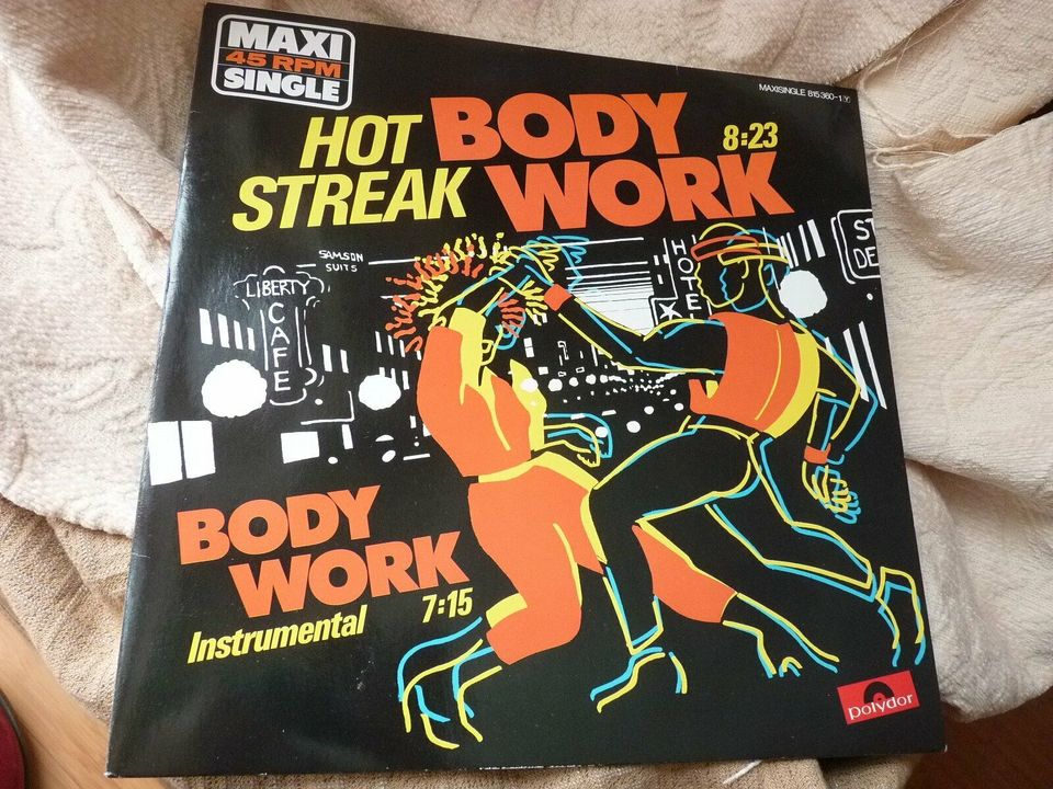 HOT STREAK  "body work" 12" Vinyl Maxi Schallplatte in Merching