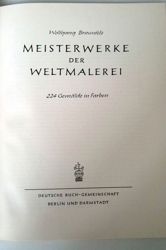 Meisterwerke der Weltmalerei, Dt. Buchgemeinschaft in Berlin