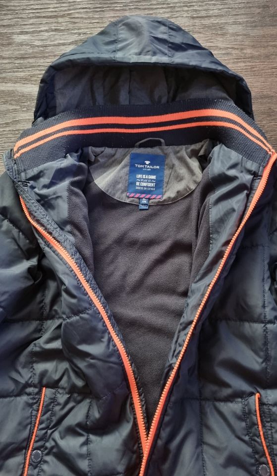 Kinder Jacke mit Kapuze #Blau #von TOM TAILOR #Größe XL/176 # Geb in Bremerhaven