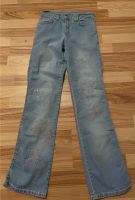 #Damenjeans Gr. 36 Bootcut mit Stickereien Brandenburg - Wandlitz Vorschau