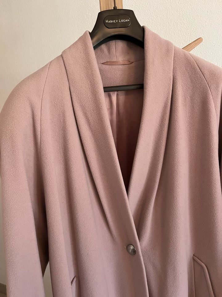 Mantel rosé aus Wolle und Kaschmir in Remagen