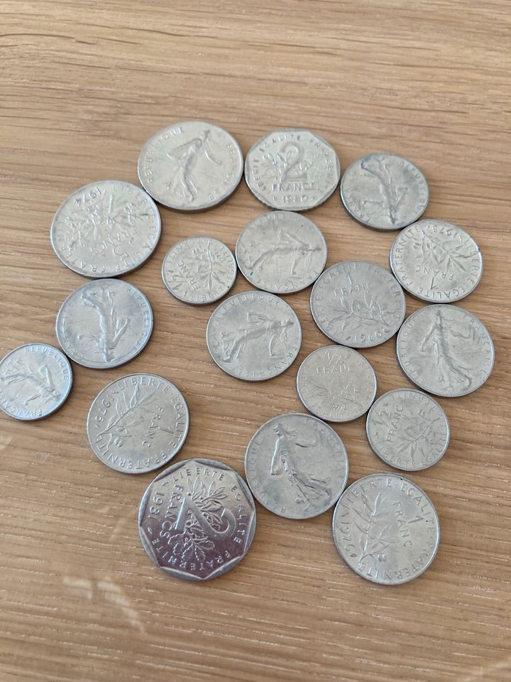 Francs Sanmlermünzen Komplettpaket 20.— in Künzelsau