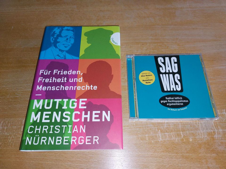 Jugendbuch Mutige Menschen von Christian Nürnberger gebunden in Frankfurt am Main