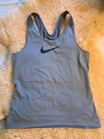 Nike Training Shirt Top Träger grau Dri-Fit Nike Pro Nordrhein-Westfalen - Issum Vorschau