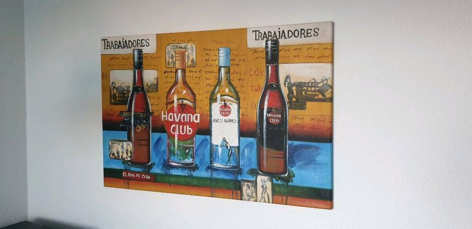 Havanna Club Gemälde, Dekoration für Bar in Hoppegarten