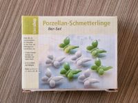 Porzellan Schmetterlinge Dekoartikel neu ovp weiss grün Dortmund - Großholthausen Vorschau