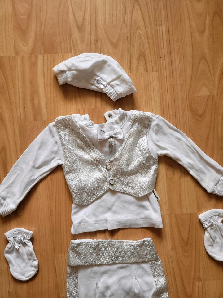 Festlicher Anzug,Taufanzug 0-4 Monate,Junge,weiß,neu in Unna