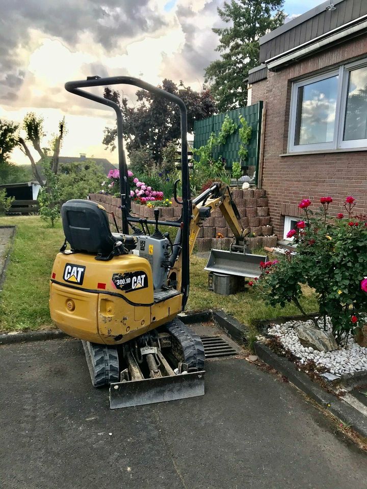 Mini Bagger CAT 300.9 1t zur Miete nur 89,25€/Tag inkl. MwSt.!!! in Lohmar