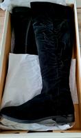Schwarze Lederstiefel, Damen Brandenburg - Schorfheide Vorschau