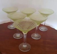 6 handgefertigte Cocktailgläser von E&M Glass Wales Koblenz - Urbar Vorschau