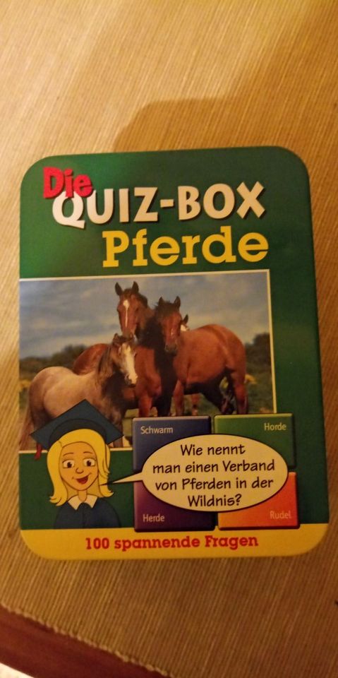 Quiz-Box Pferde, neu, Gesellschaftsspiel, Pferdespiel in Hamburg