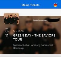 3x Green Day Tickets Hamburg Kreis Ostholstein - Eutin Vorschau
