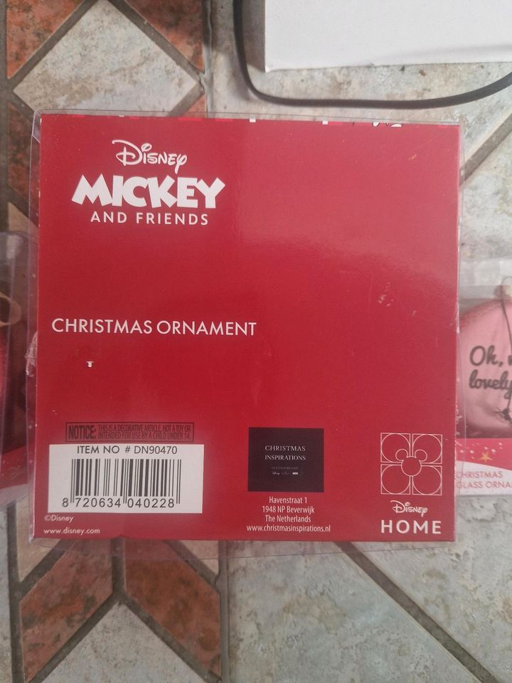 Original Disney Kugel 2 aus Glas und das 4er Pack aus Plastik in Köln