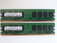 2 x Samsung M378T2953EZ3-CF7, 1GB, DDR2 RAM Sachsen - Chemnitz Vorschau