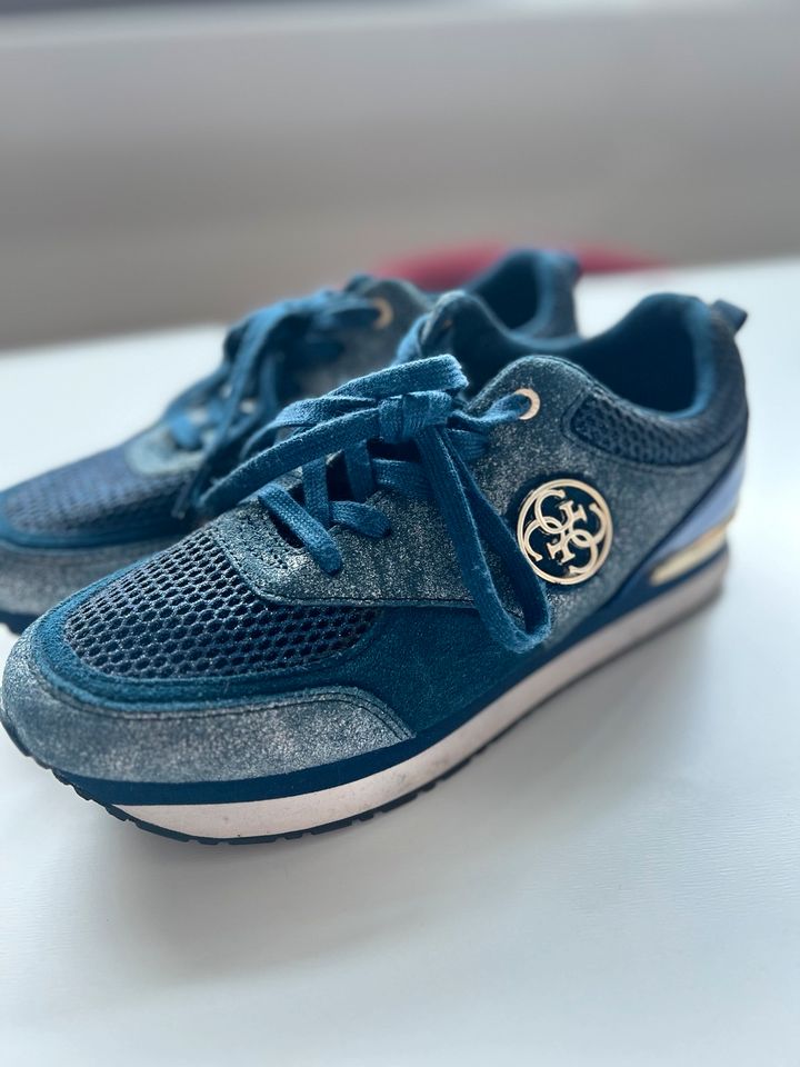 Guess Sneakers Rimma  Gr 39, blau Gold Original 100% in Gelsenkirchen