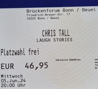 Biete 1-4x Tickets Chris Tall Bonn 05.06.24 Sitzplätze Karten Bonn - Beuel Vorschau