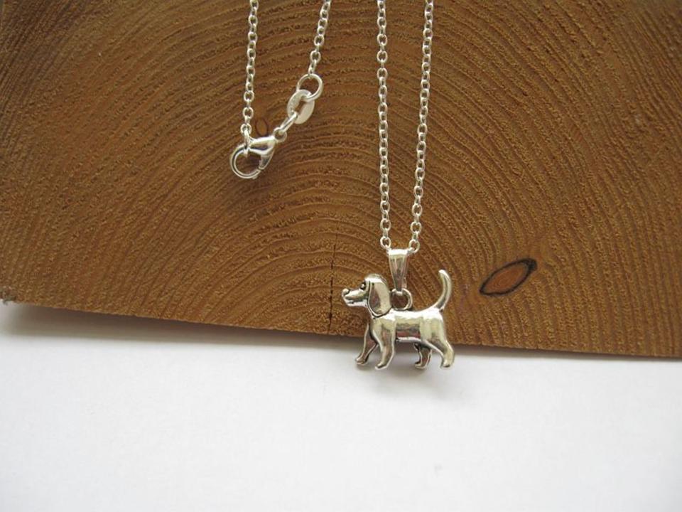 ☝️Halskette,925 Sterling Silber pl.+Anhänger Hund in 3D NEU ⭐⭐⭐⭐⭐ in Gersthofen
