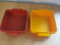 ✿ Tupperware Stapel Behälter 1362 Lunchbox orange gelb 80er Baden-Württemberg - Mannheim Vorschau