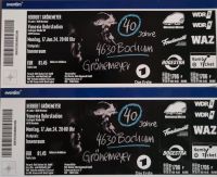 Tausch Grönemeyer 2 Tickets Bochum 17.06. gegen 15.06. Nordrhein-Westfalen - Minden Vorschau