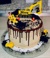 Caketopper Bagger / Baustelle Tortendeko Kuchen Kinder Geburtstag Nordrhein-Westfalen - Büren Vorschau