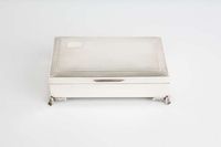 Zigaretten - Zigarren box aus 925 Sterling Silber Birmingham 1963 Bayern - Randersacker Vorschau