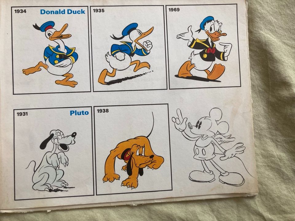 Micky Maus Disney 1978 Comic Donald Duck in Düsseldorf