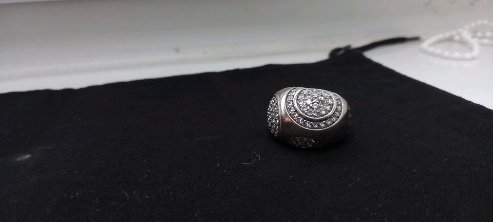 JETTE JOOP RING, SILBER 925, GR.:53, ZIRKONIA, MASSIV in Rehlingen-Siersburg