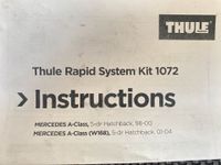 Thule Kit 1072 für Mercedes A Klasse /W168 Nordrhein-Westfalen - Emsdetten Vorschau