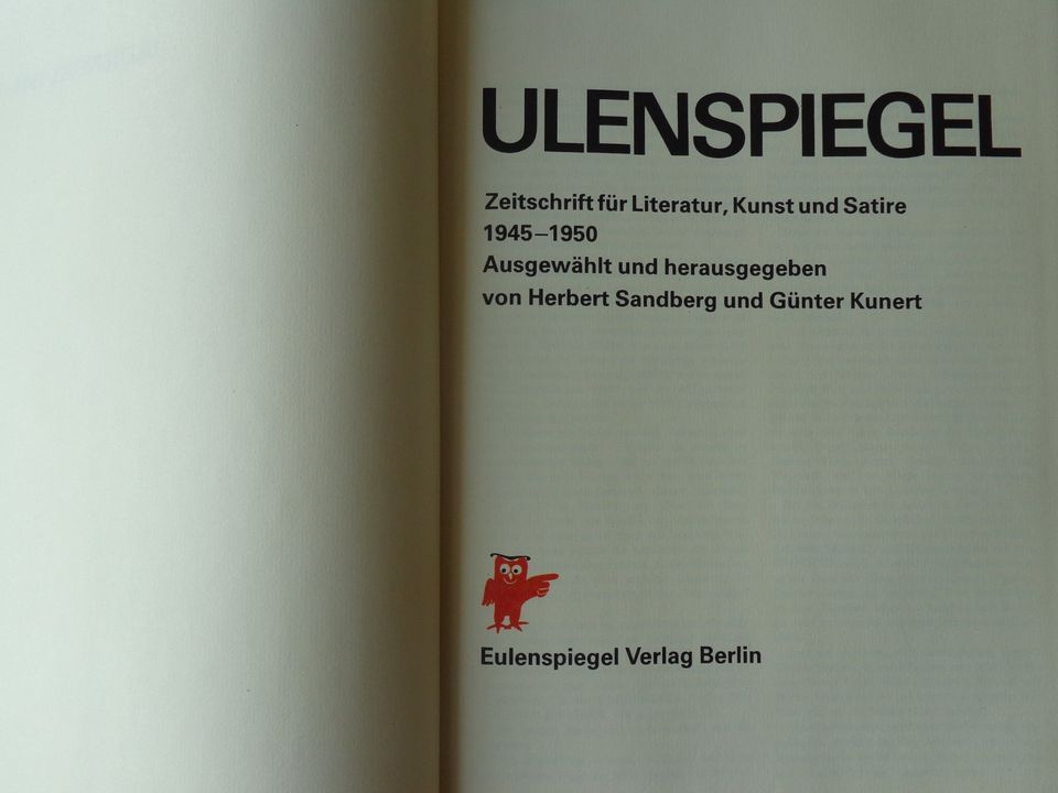 Ulenspiegel , Zeitschrift für Literatur , Kunst und Satire in Bad Muskau