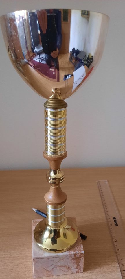 Pokal für den Sieger in Ingolstadt