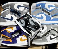 NEU! Nike Jordan MID1 Jordan 1 AirJordan LA Lakers Blau Lila Weiß Sachsen - Crimmitschau Vorschau