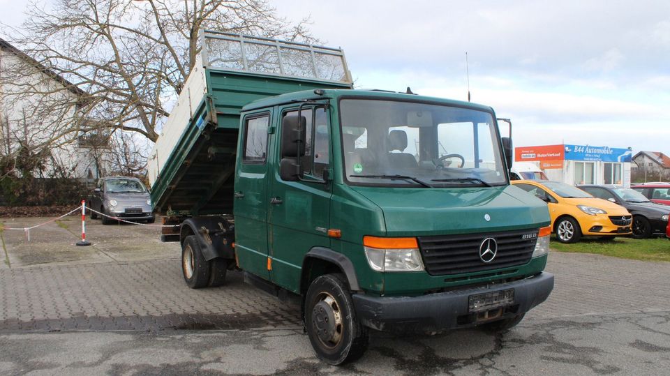 Mercedes-Benz Vario KIDK  816 D  OM 904 LA (3 seiten Kipper) in Groß-Gerau