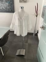 H&M tolle Bluse mit Spitze weiß Einheitsgröße Oversize Boho Nordrhein-Westfalen - Kerpen Vorschau