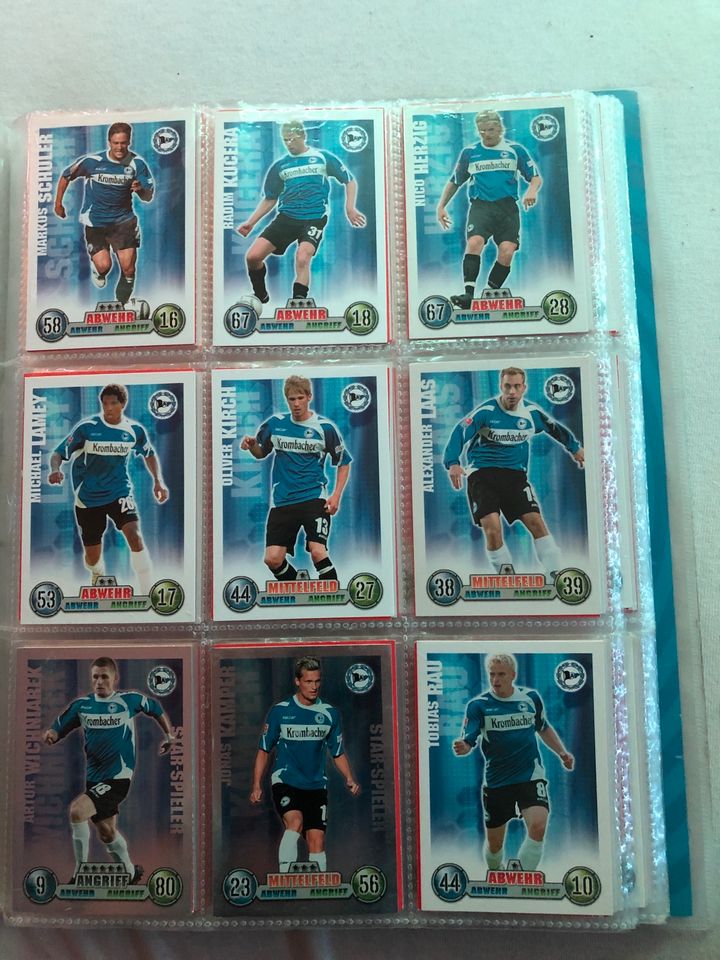 Match Attax 08 09 gesamtes Album mit allen Teams ohne Matchwinner in Gebhardshain