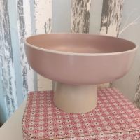 Etagere Kuchenplatte Keramik Porzellan Rosa Schale Obstschale neu Niedersachsen - Cremlingen Vorschau