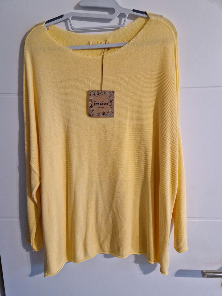 Pullover gelb be inn Made in Italy 44 46 in Hennef (Sieg)