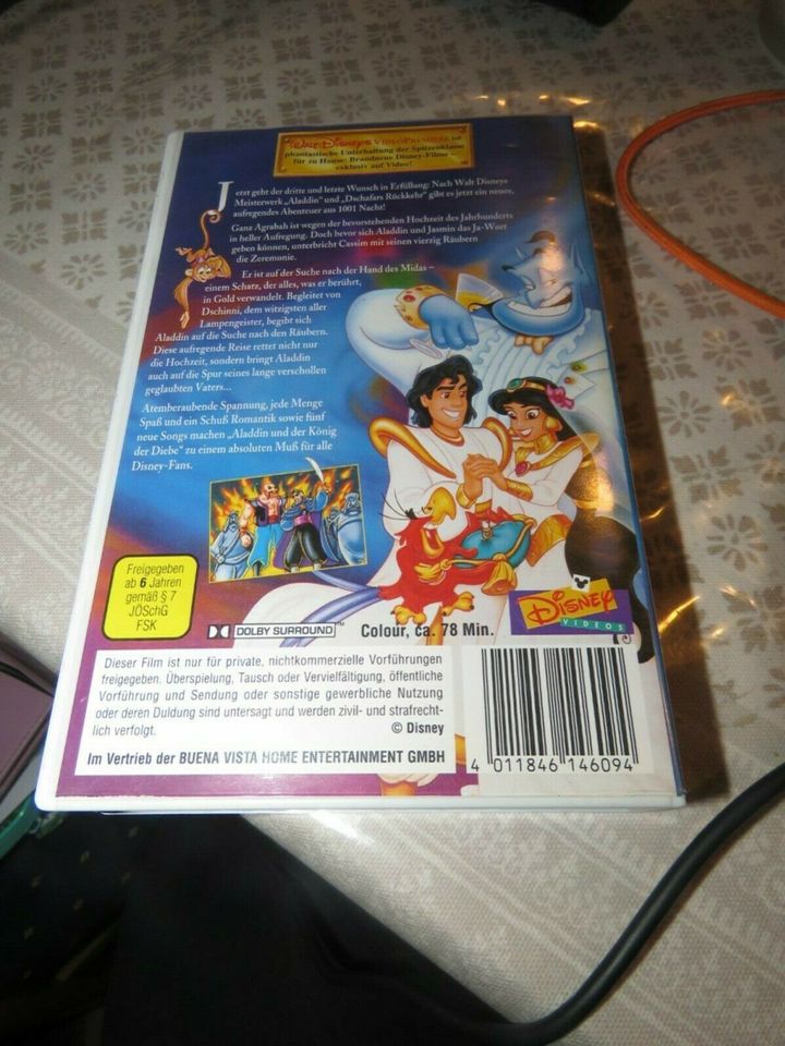 VHS Aladdin und der König der Diebe Walt Disney in Rehden