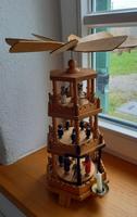 Weihnachtspyramide, 3stöckig, Erzgebirge, DDR Bayern - Irsee Vorschau