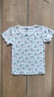 T-Shirt von Petit Bateau 104  4ans Blumen weiß blau rot Unterhemd Brandenburg - Michendorf Vorschau