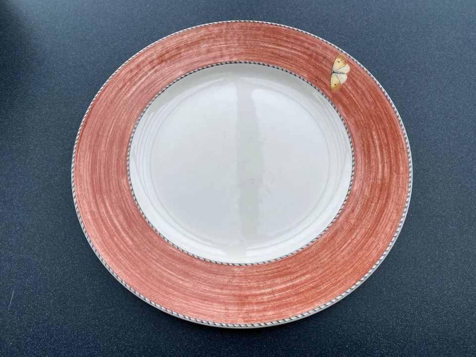 Wedgwood Speiseteller verschiedene Farben 27cm Durchmesser in Niederbergkirchen