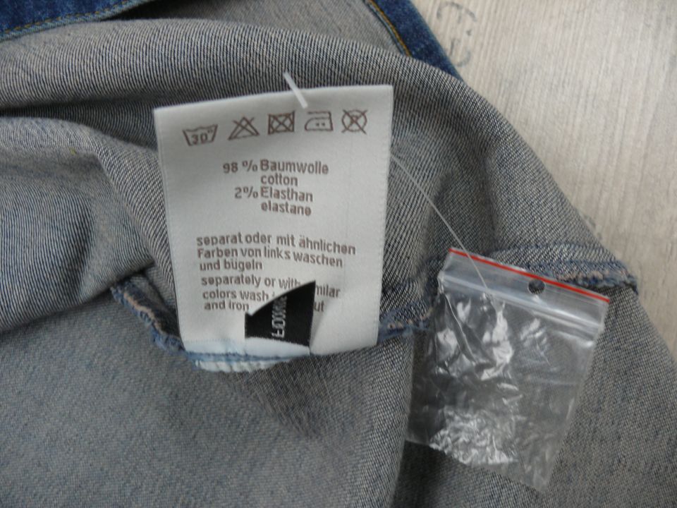 Deerberg oversize Jeans Mantel große Taschen lässig XL 42 44 in Steinkirchen