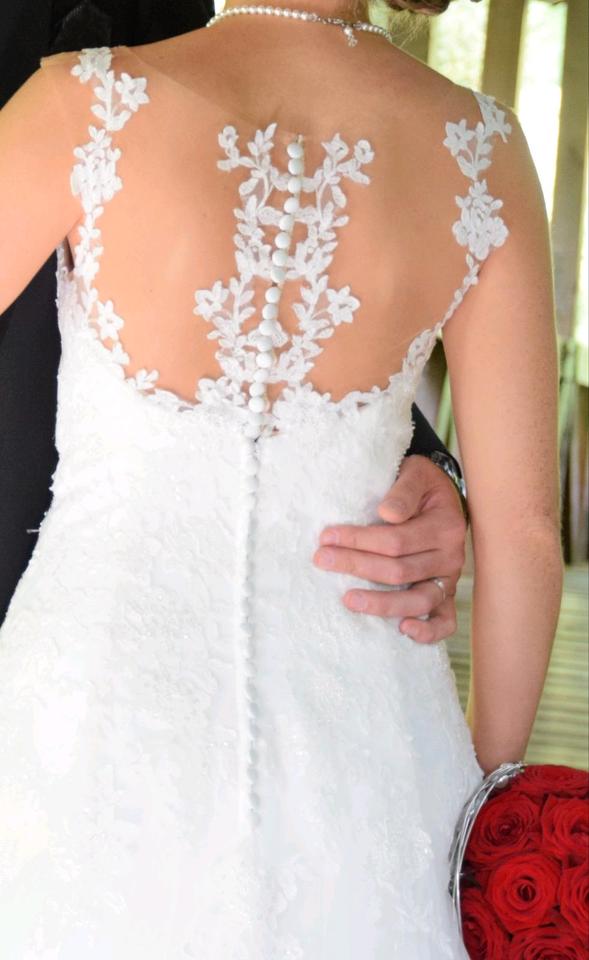 Brautkleid von Lilly in 34/36 mit Jäckchen, Tasche und Haarreif in Ottweiler