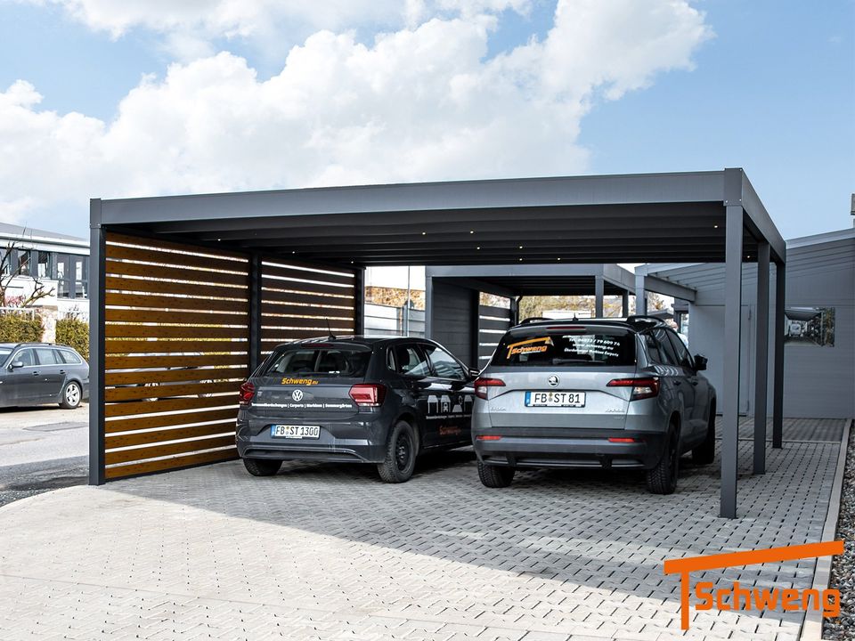 Carport (C600+; S400), C600+ 6m x 6m in Freiburg im Breisgau