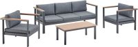 KONIFERA Gartenlounge-Set Copenhagen Loungeset Alu 14-tlg B475008 Nordrhein-Westfalen - Borchen Vorschau