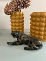 Zara H&M home Große Panther leopard Kerze Wachs schwarz Gold München - Au-Haidhausen Vorschau